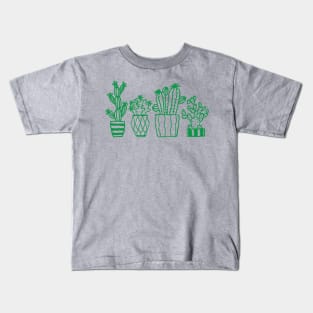 CACTUS SHIRT, SUCCULENTS, Succulent Shirt, Colorful Cacti, Gardening, Potted Plants, Shirt, Gifts for Plant Lovers, Fun Shirt for Gardeners Kids T-Shirt